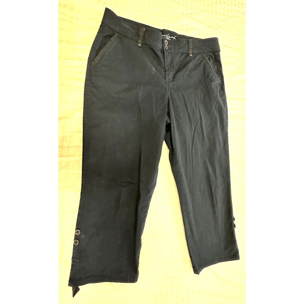 GLORIA VANDERBILT ALL AROUND SLIMMING EFFECT WOMENS CAPRIS PANTS SIZE 12